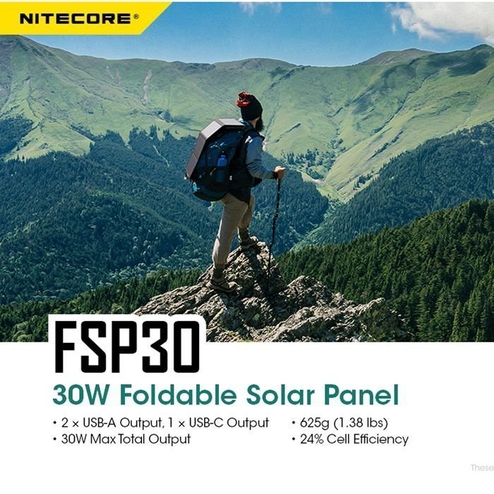 NITECORE Foldable Solar Panel 30W