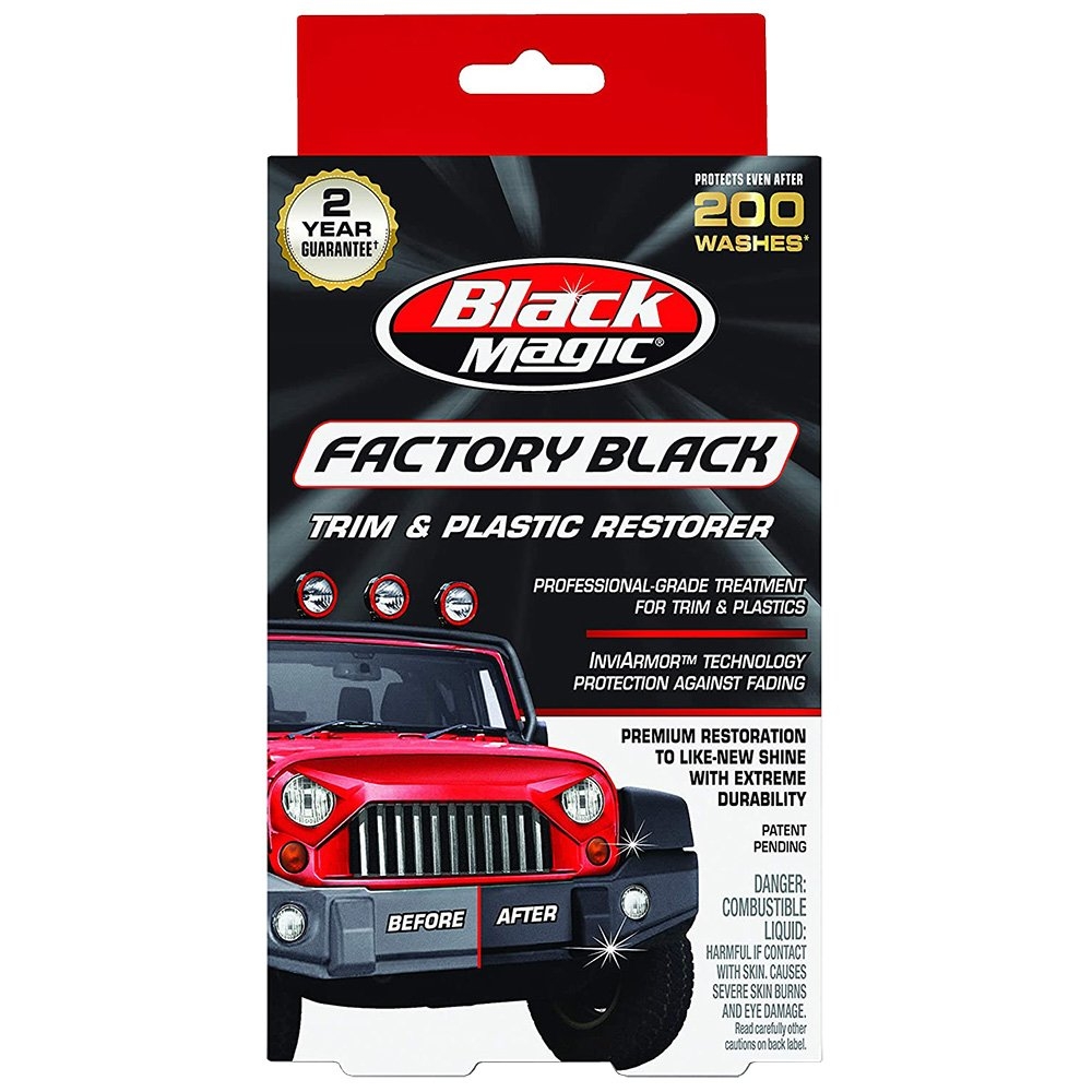 Black Magic Shine Factory Black Trim and Plastic Restorer Kit 59ml