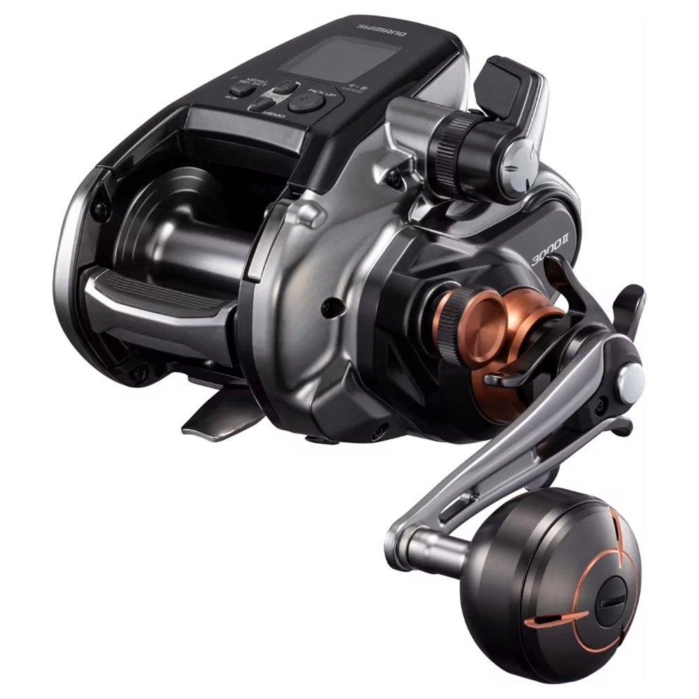 Shimano Beastmaster 3000 II Electric Big Status BW Deep Drop Combo with Braid 6ft 30-50lb 2pc