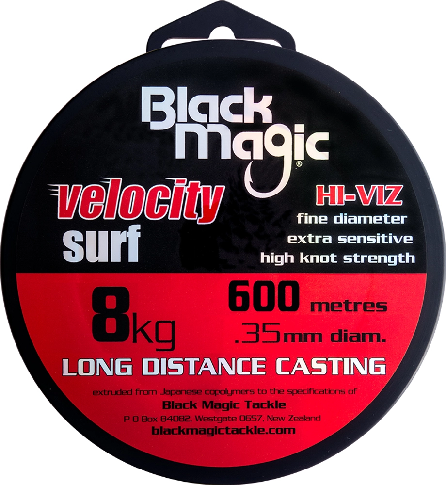 black magic mono fishing line IGFA 1000m Compleat Angler Nedlands Pro Tackle The Black Magic Pink Shock Leader Line is made for going after tough fish Buy Black Magic Velocity Surf