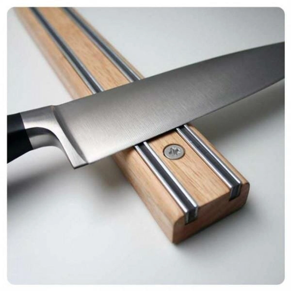 Bisbell Magnetic Knife Rack Wood 30cm Bisbell Magnetic Knife Rack Wood 30cm