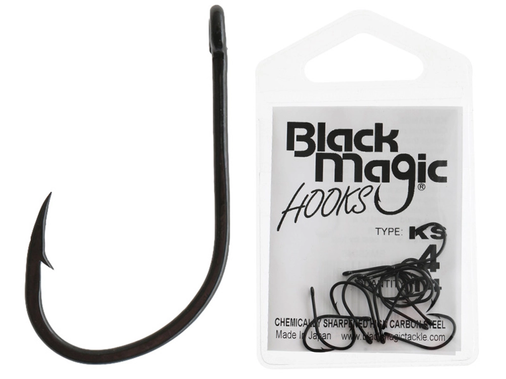 Black Magic KS Extra Strong Hooks Small Pack 04 Qty 14 Black Magic KS Extra Strong Hooks Small Pack 04 Qty 14