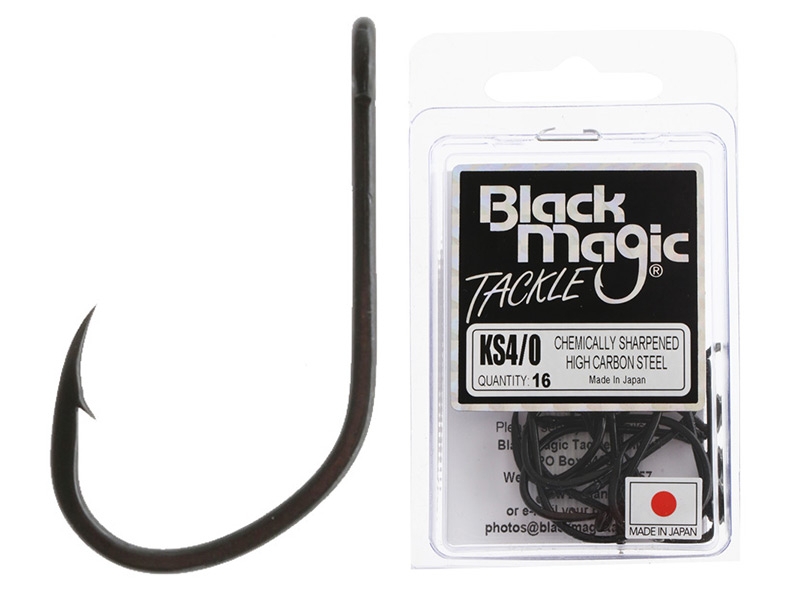 Black Magic KS Extra Strong Hooks Value Pack 4/0 Qty 16