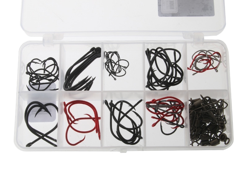 Black Magic Hook and Swivel Selection Tackle Box