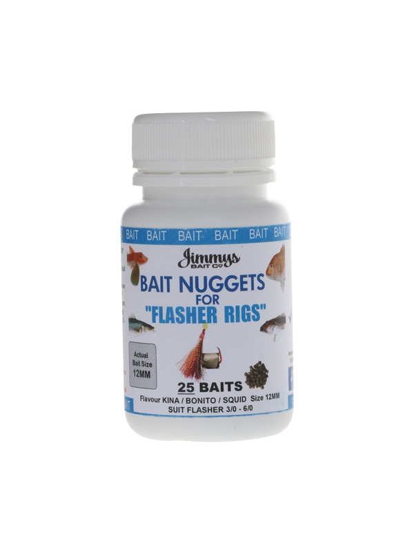 Jimmys Bait Nuggets Flasher Rigs 12mm x 25 baits