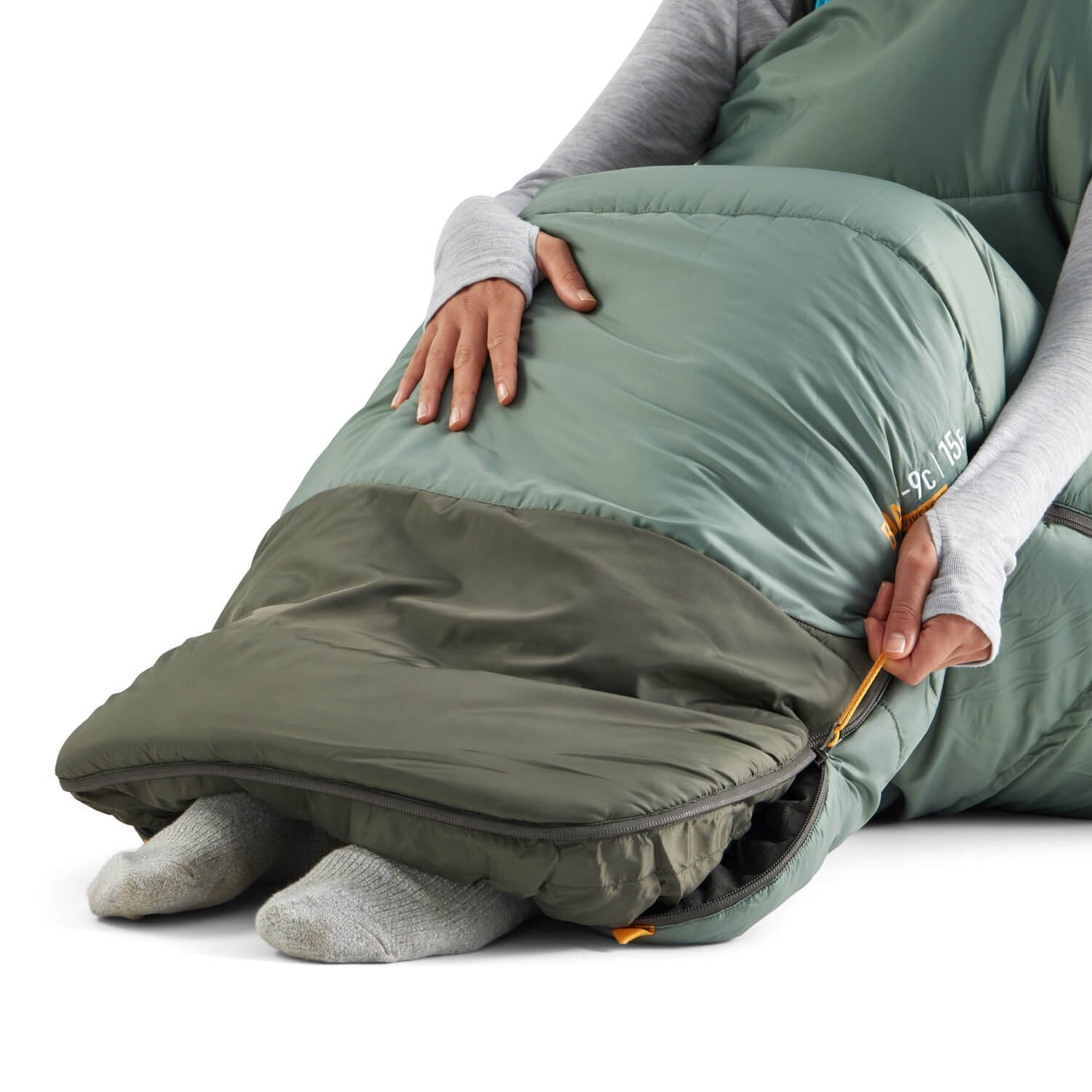 Sea to Summit Boab Synthetic Sleeping Bag -1C/30F Long Laurel Wreath