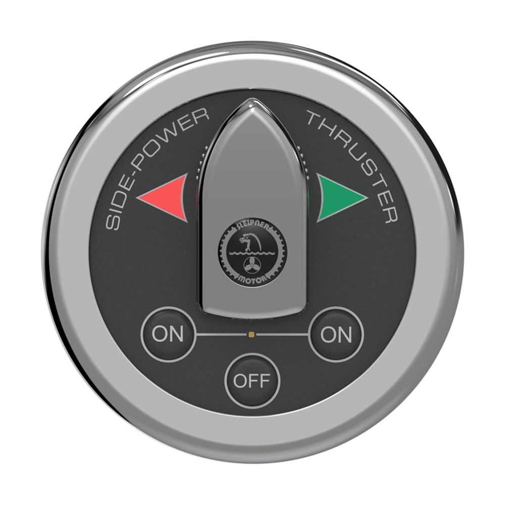 Side-Power Boat Switch Thruster Control Panel Round Grey Design