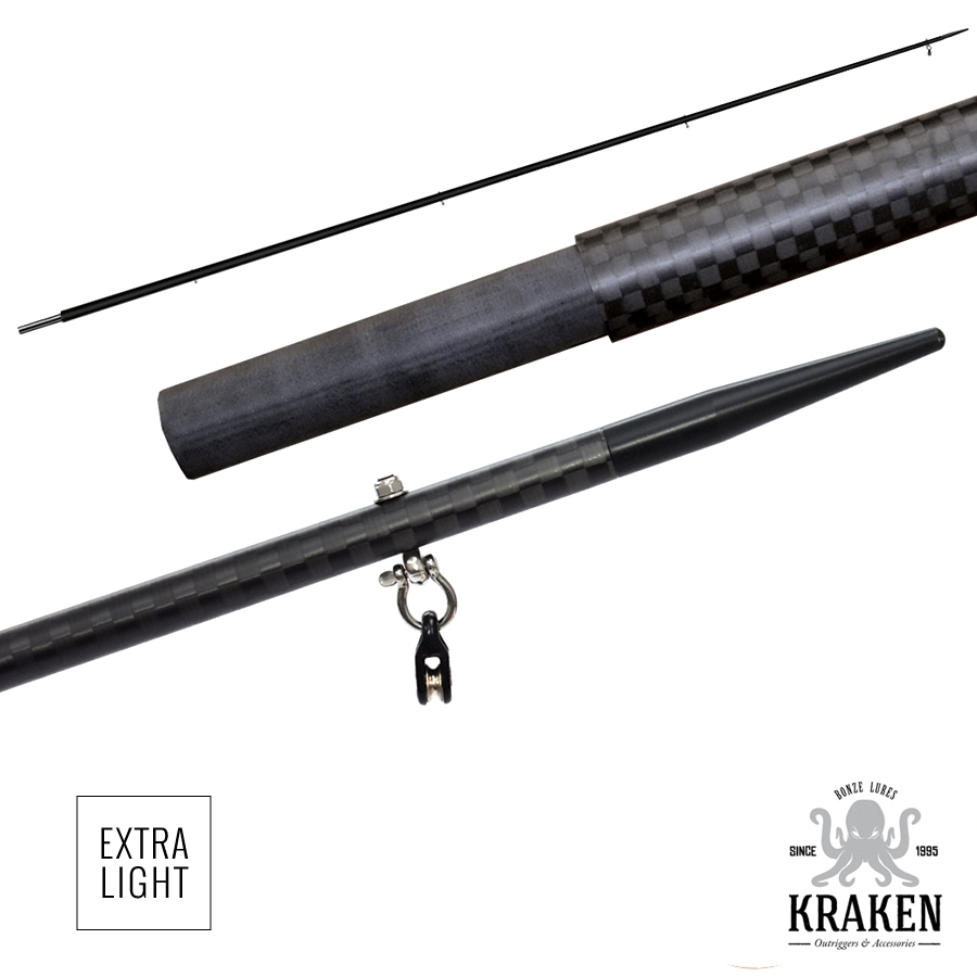 Bonze Kraken Extra Light Carbon Outrigger Poles 18ft