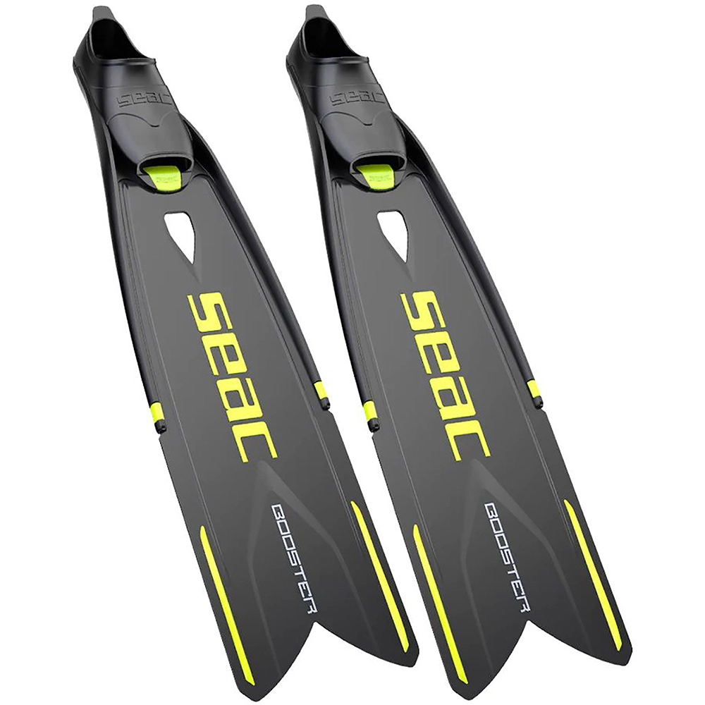Seac Booster Freediving Fins Black/Yellow US6.5-7 Seac Booster Freediving Fins Black/Yellow US6.5-7
