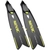 Seac Booster Freediving Fins Black/Yellow US6.5-7