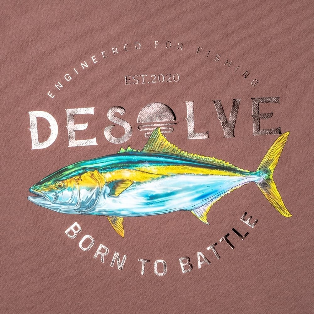 Desolve Born To Battle Womens Hoodie Kingfish