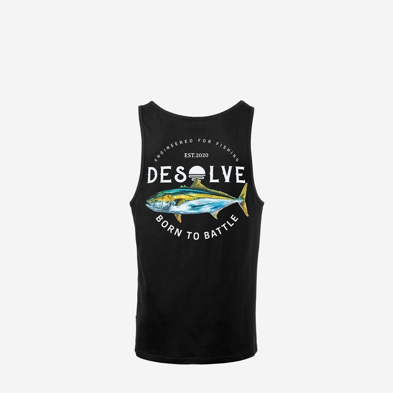 Desolve Born To Battle Mens Singlet Kingfish