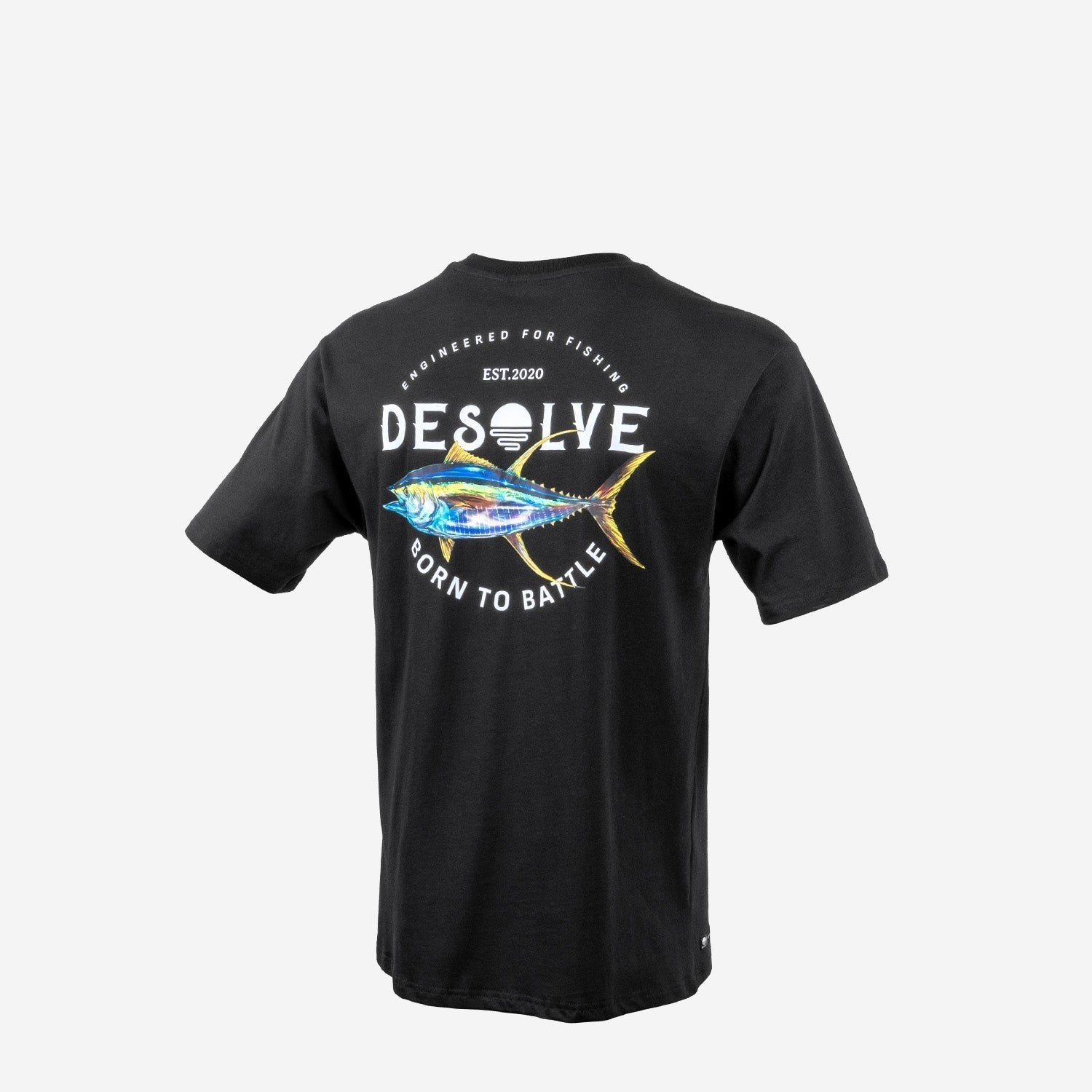 Desolve Born To Battle UPF 50 Mens T-Shirt Yellowfin