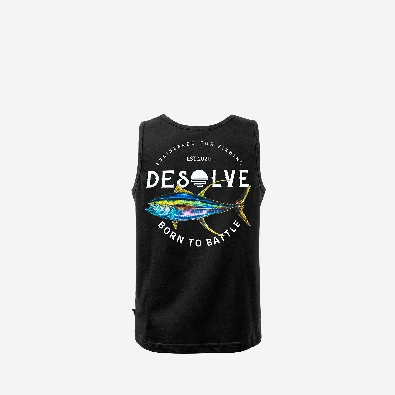 Desolve Born To Battle Kids Singlet Yellowfin