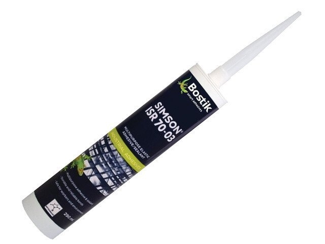 Bostik Simson ISR 70-03 Elastic Sealant/Adhesive 290ml Grey