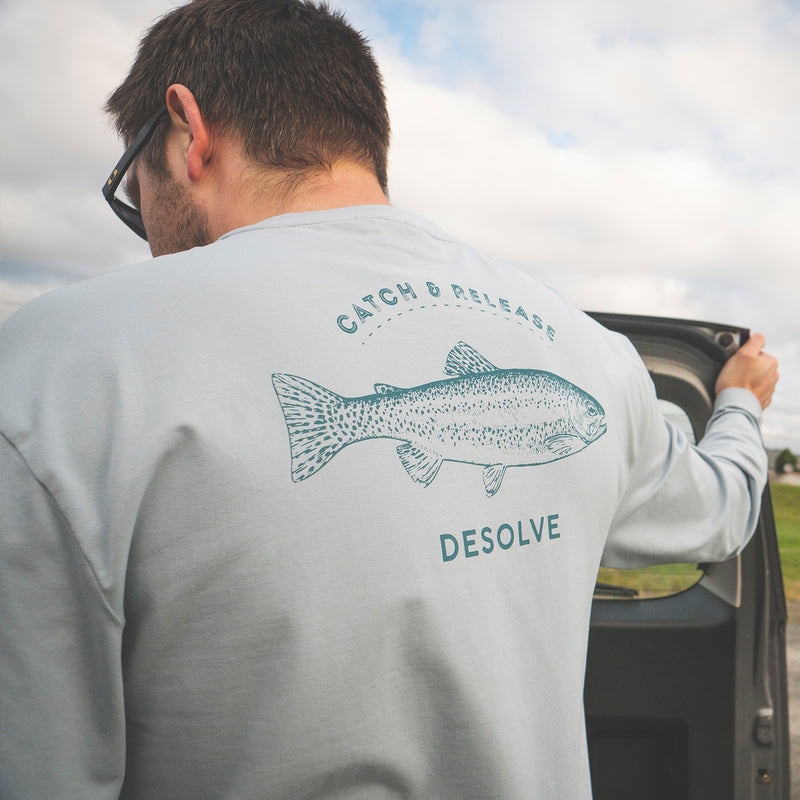 Desolve Bow Mens Long Sleeve Shirt