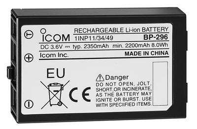 Icom BP-296 Li-Ion Battery for IC-M37E