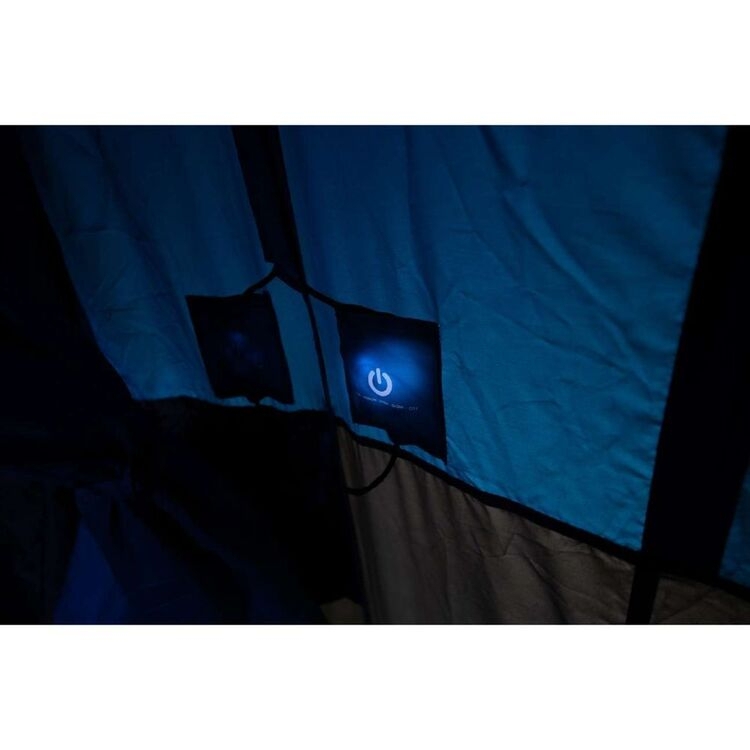 Coleman Instant Up Silver Lighted Side Entry 8 Person Tent with Darkroom