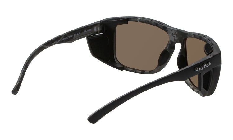 Ugly Fish Sandstorm PPH8222 Polarised Sunglasses Matte Black Frame Yellow/Smoke Photochromic Lens