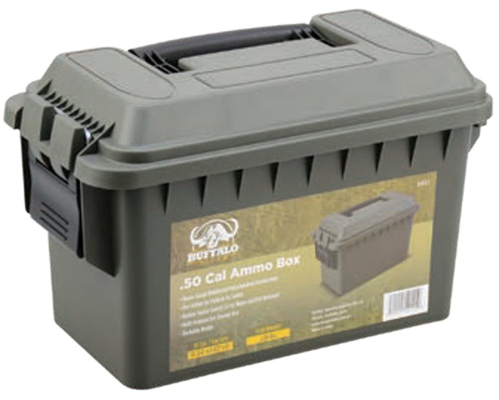 Buffalo River .50 Cal Plastic Lockable Ammo Box OD Green