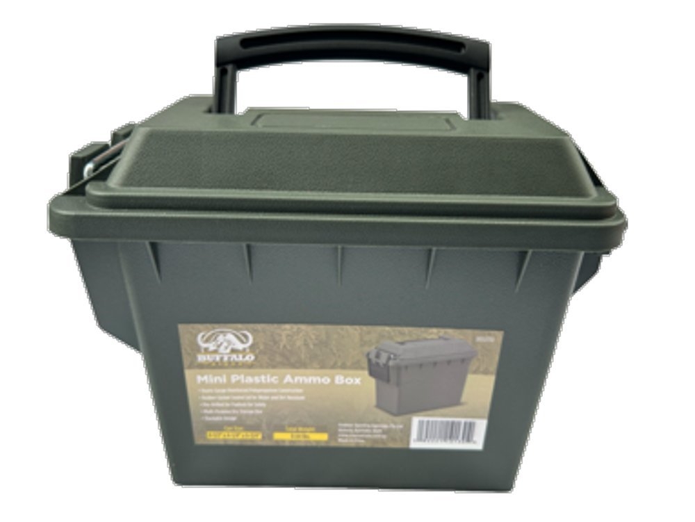 Buffalo River Lockable Mini Plastic Ammo Box OD Green