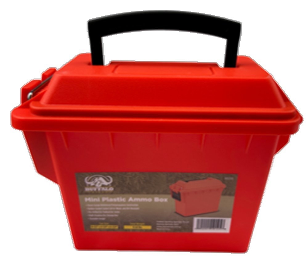 Buffalo River Lockable Mini Plastic Ammo Box Orange