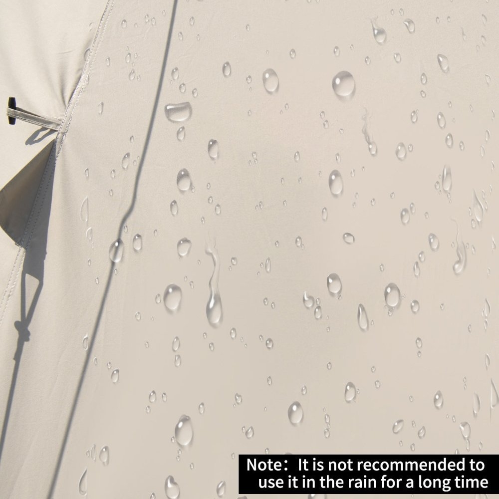 Naturehike Cotton Canvas Luxury 4 Person Glamping Tent Green