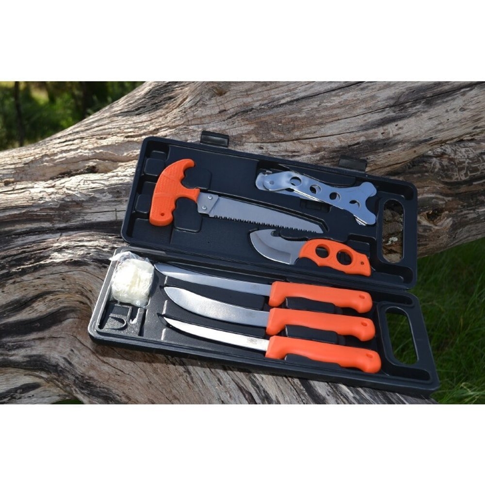 Buffalo River 7pc Knife Slaughter Set