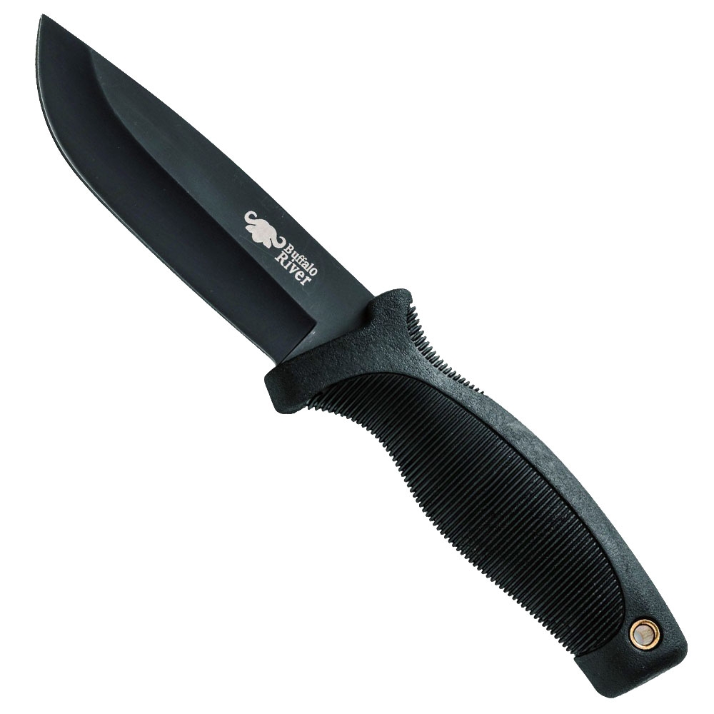 Buffalo River Maxim Skinner Knife Black 11.4cm
