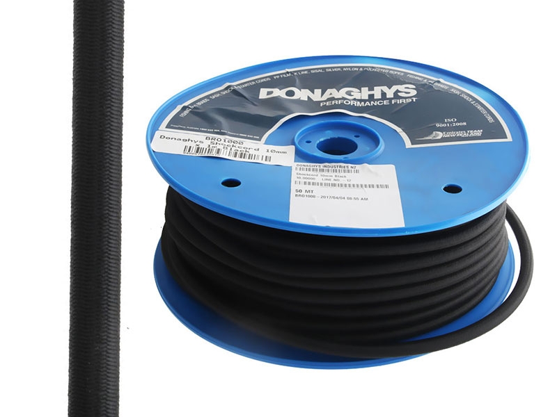 Donaghys Shock Cord 10mm x 1m Black