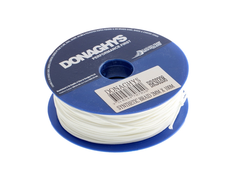 Donaghys 16 Plait Polyester Cord 2mm x 100m
