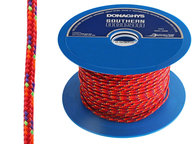 Donaghys Superlite Dinghy Line 2mm x 1m Red