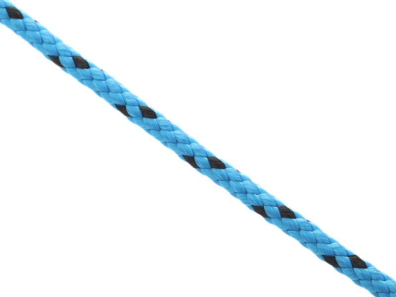 Donaghys Superspeed Yacht Braid Rope 2mm Blue/Black Fleck - Per Metre