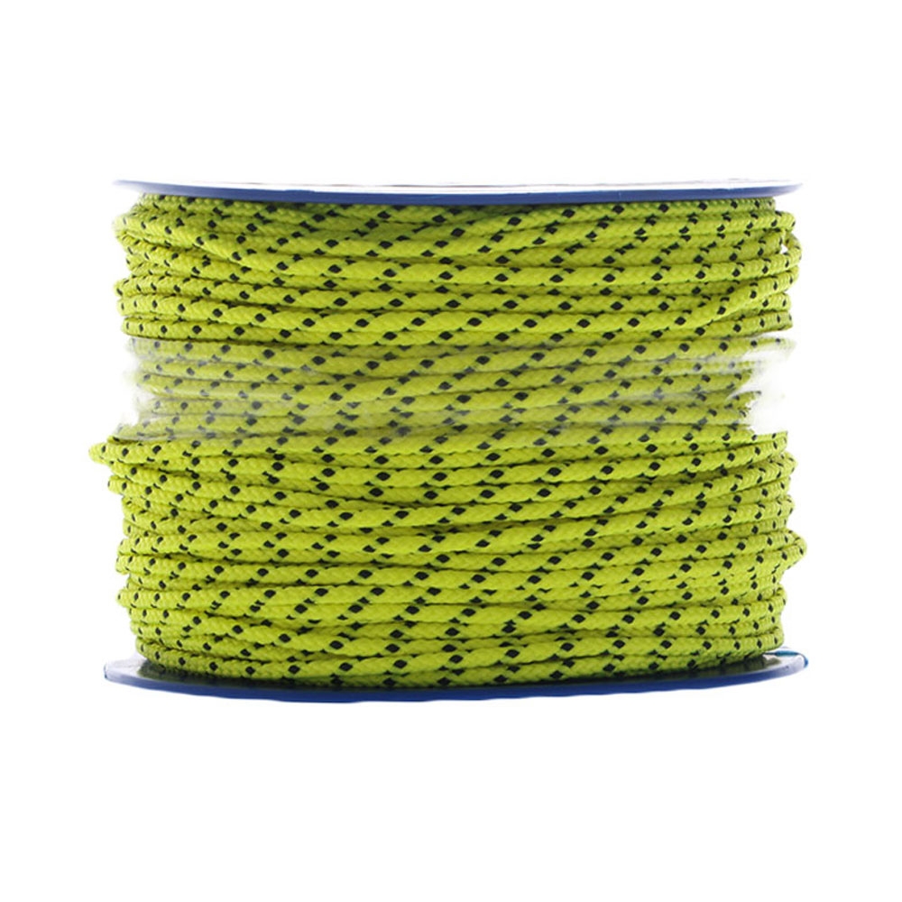 Donaghys Superspeed Yacht Braid Rope 12mm Fluoro Yellow/Black Fleck - Per Metre
