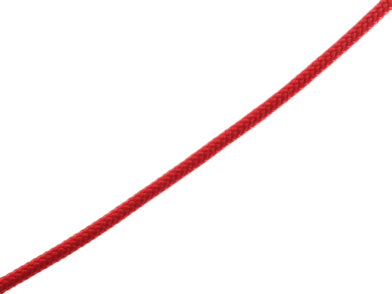 Donaghys Yachtmaster Brights Yacht Braid Rope - Per Metre 4mm Red