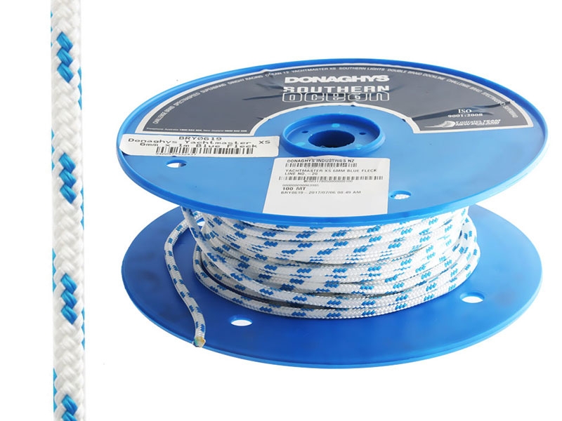 Donaghys Yachtmaster XS Cruising Braid Rope Blue Fleck - Per Metre