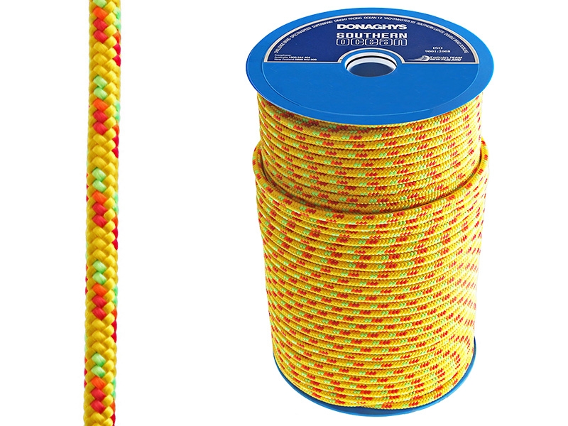 Donaghys Superlite Dinghy Line 6mm x 1m Yellow