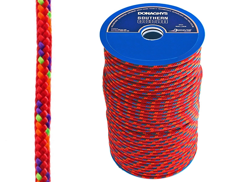 Donaghys Superlite Dinghy Line - 6mm x 1m Red