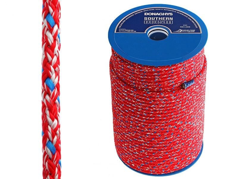 Donaghys Super Swift12 Dinghy Rope Red Mottle 6mm x 1m