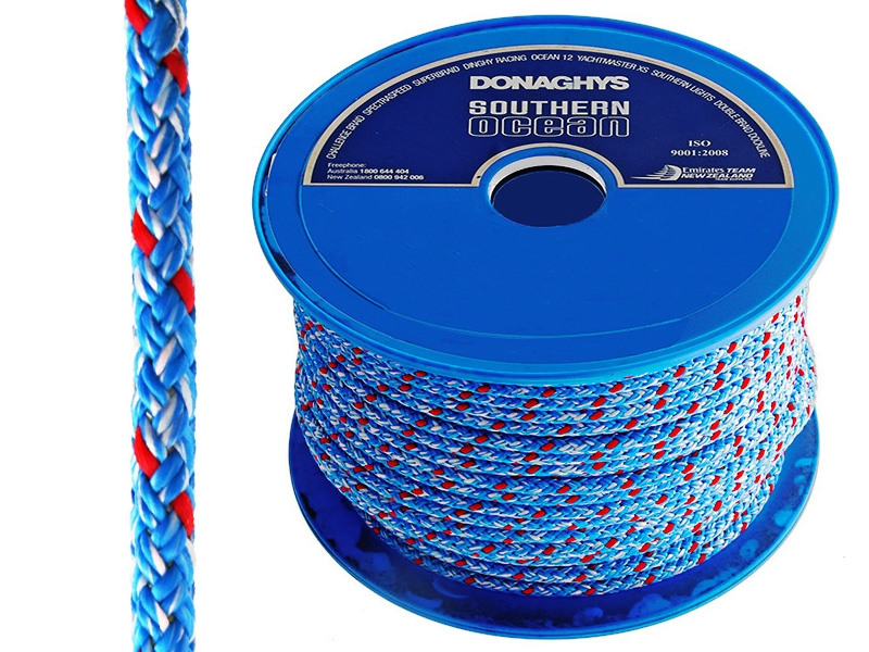 Donaghys Super Swift12 Dinghy Rope Blue Mottle 8mm x 1m
