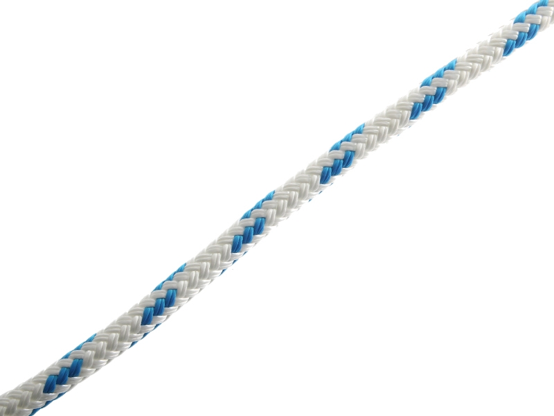 Donaghys Yachtmaster XS Cruising Braid Rope 16mm x 1m Blue Fleck