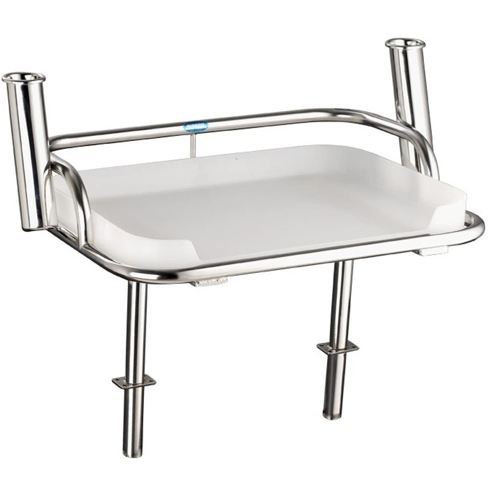 Manta Bait Station with Folding Skinny Legs and Sockets