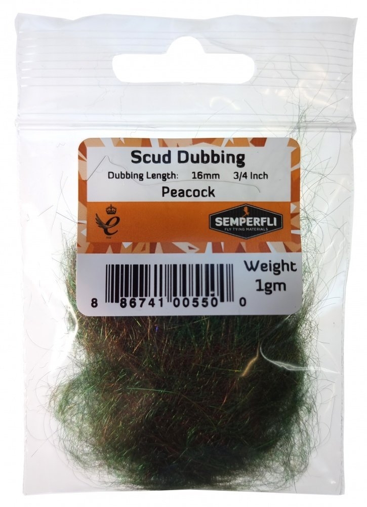 Semperfli Scud Dubbing Peacock