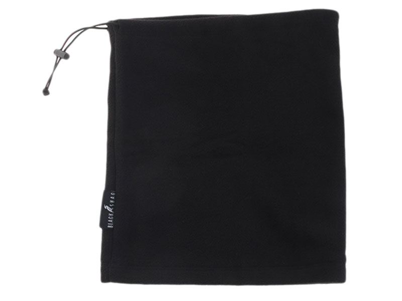 Black Shag Fleece Neck Warmer