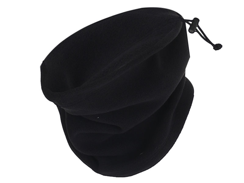 Black Shag Fleece Neck Warmer