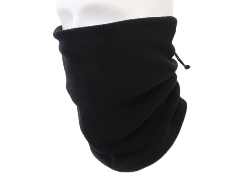 Black Shag Fleece Neck Warmer