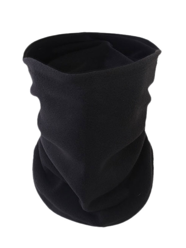 Black Shag Fleece Neck Warmer
