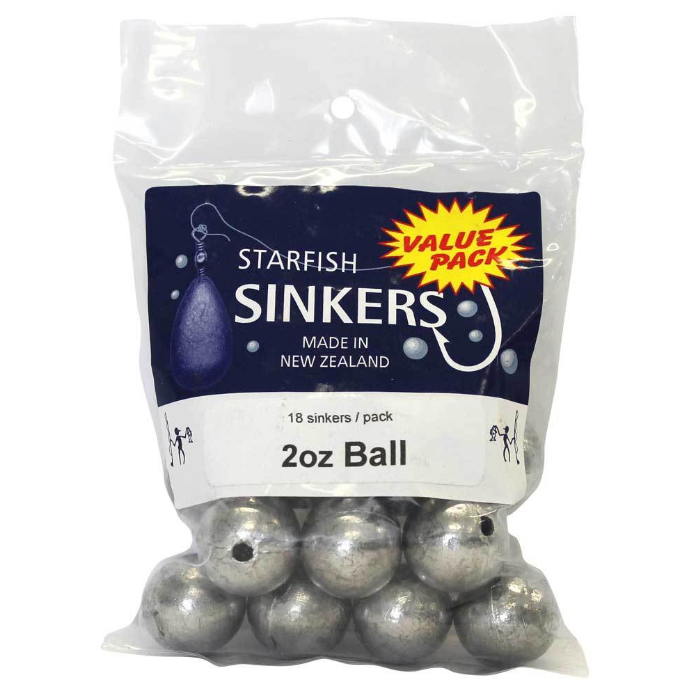 Starfish Ball Sinkers Value Pack 2oz Qty 18