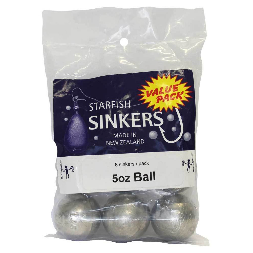 Starfish Ball Sinkers Value Pack 5oz Qty 8