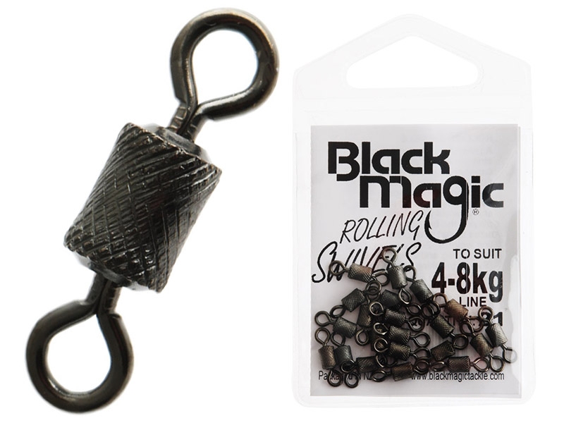 Black Magic Rolling Swivels 4-8kg Qty 21